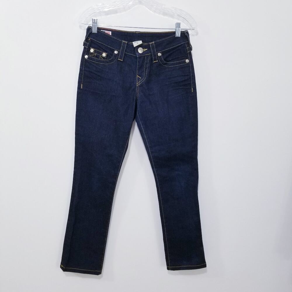 True Religion Jeans Avery Slim Straight Leg Denim